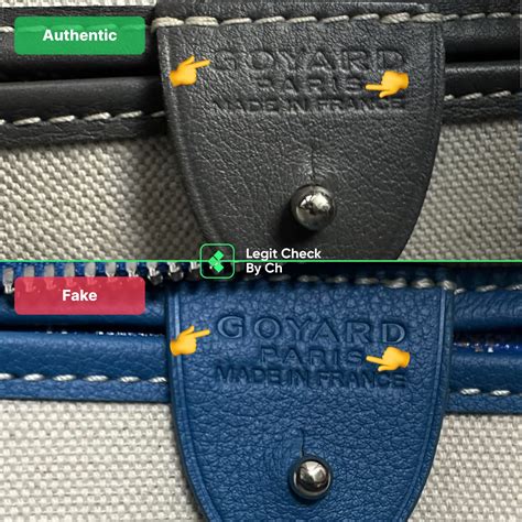 fake goyard instagram|goyard bag vs real.